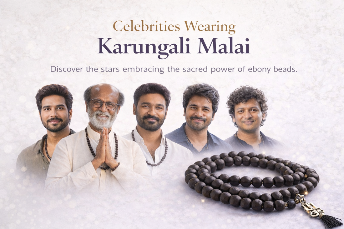 Celebrities Wearing Karungali Malai: A Spiritual Trend in the Spotlight
