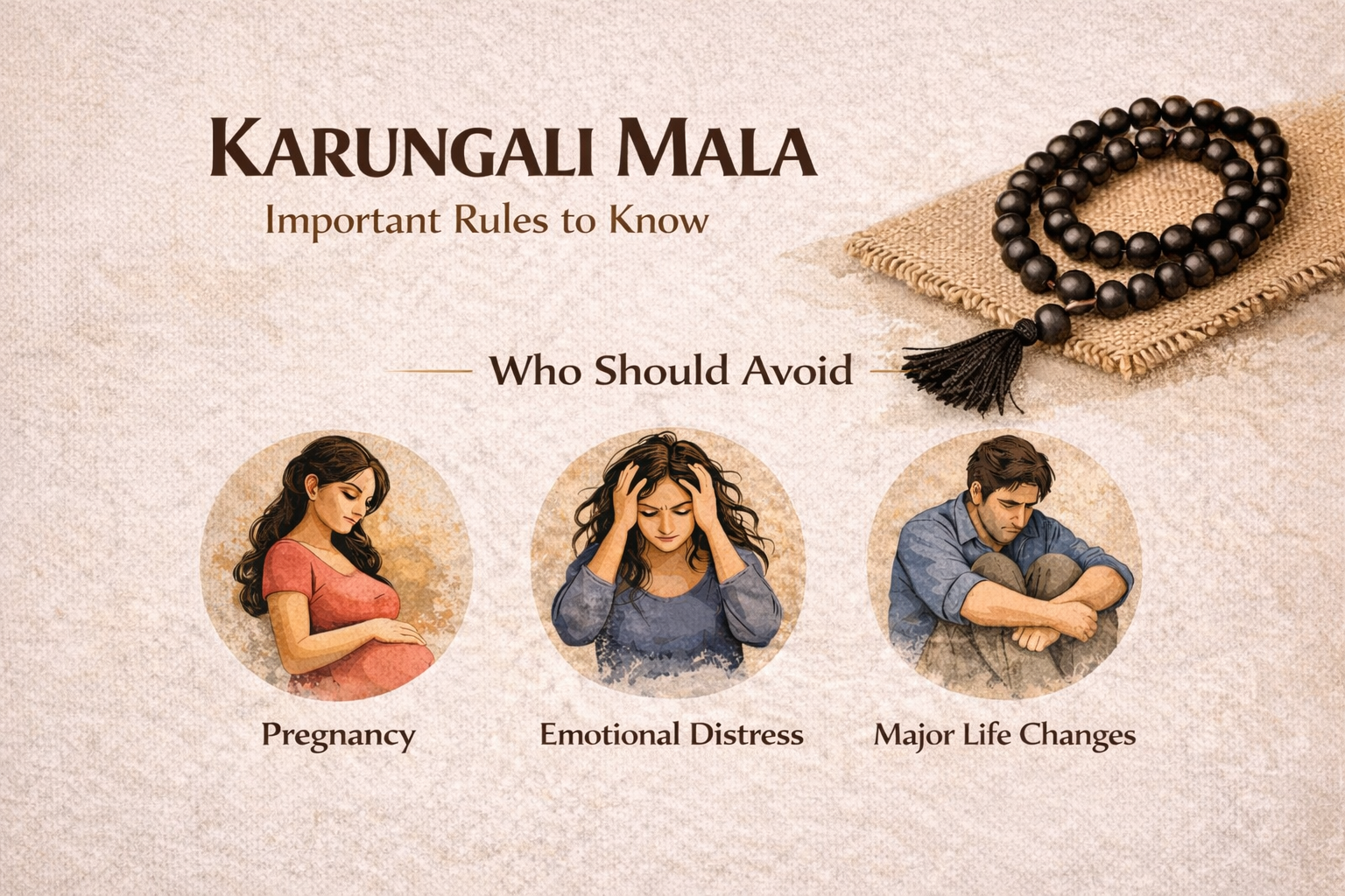 Who Should Not Wear Karungali Mala? Important Rules to Know