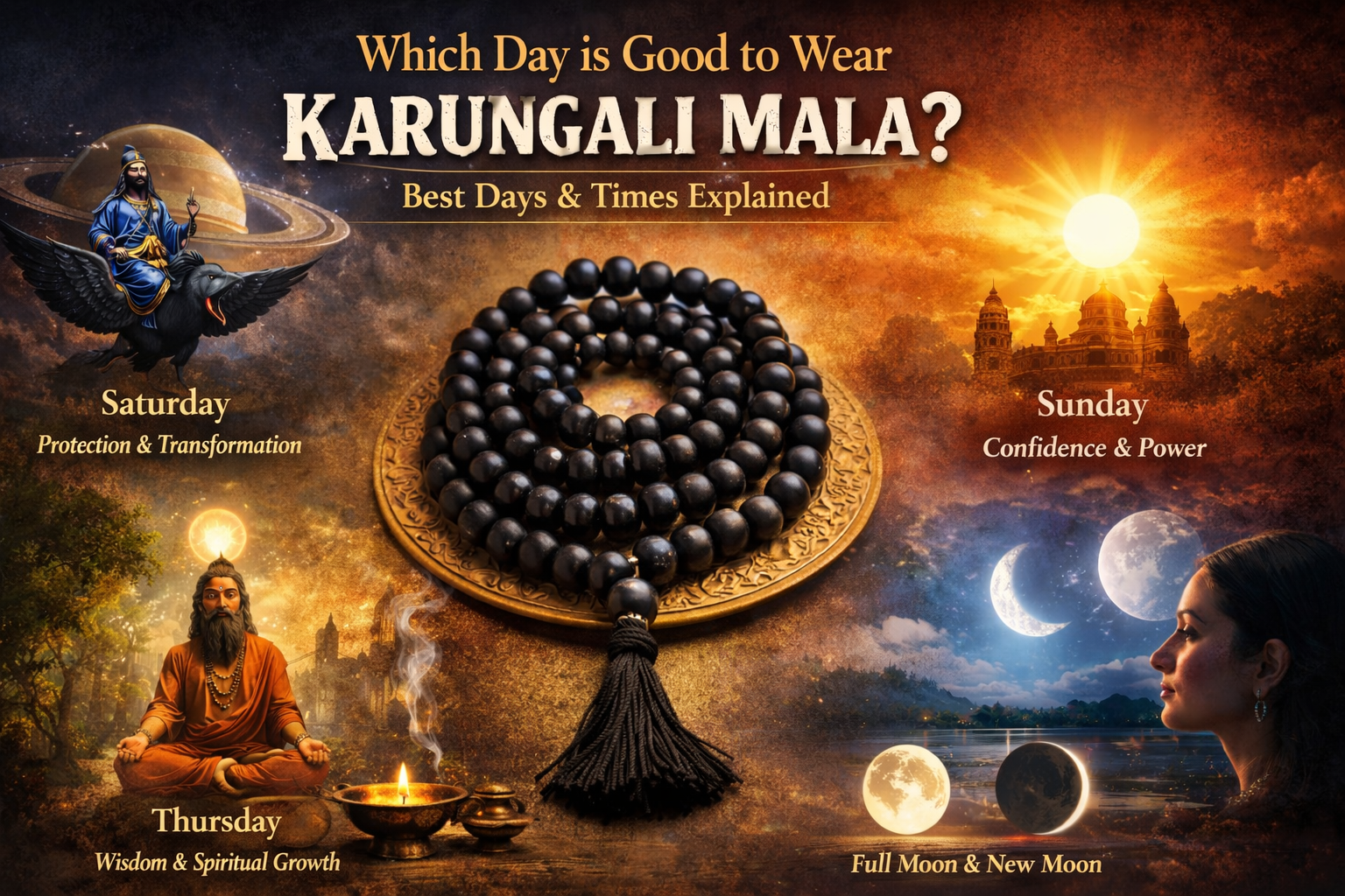 Which Day is Good to Wear Karungali Mala? Best Time Explained