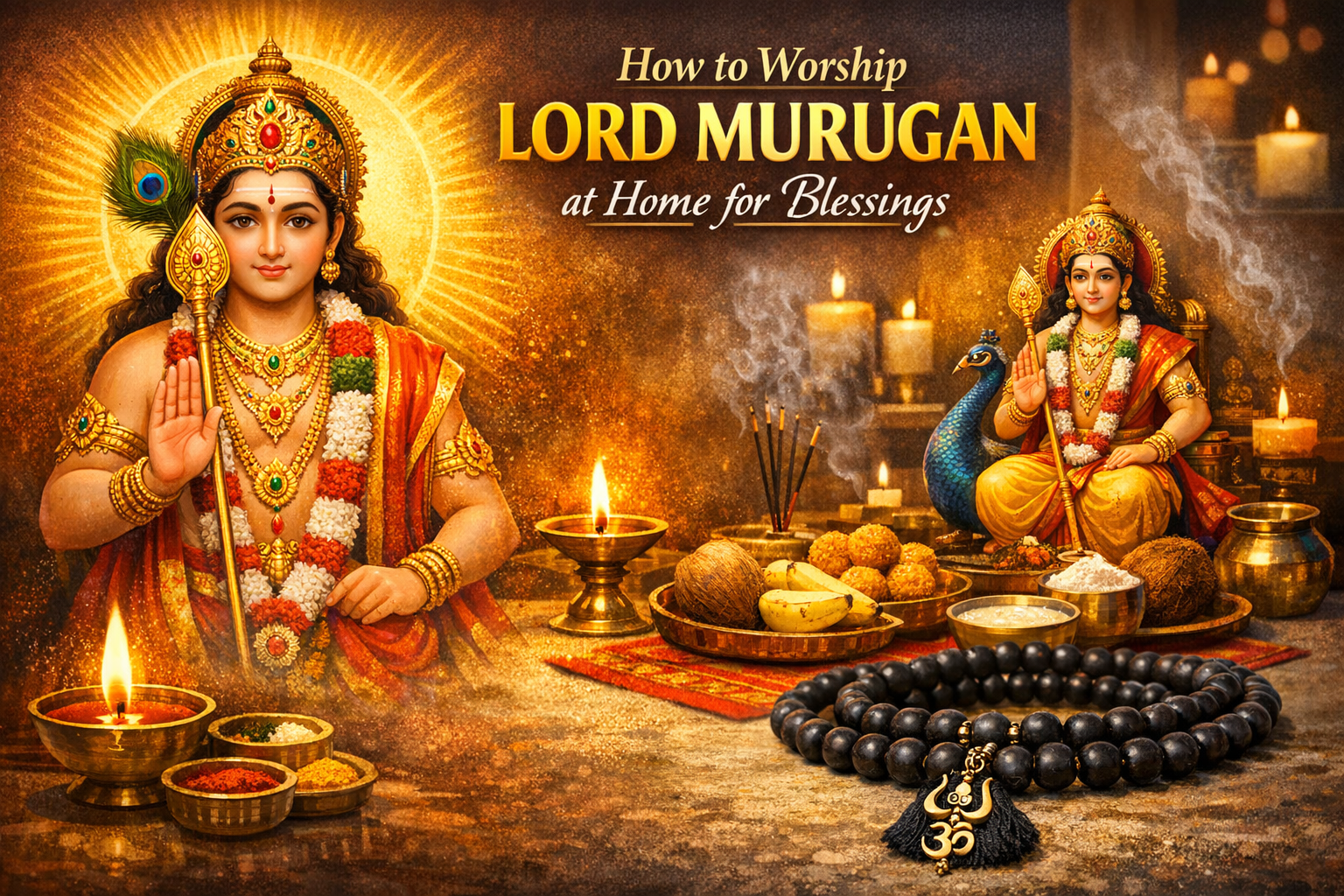 How to Worship Lord Murugan at Home for Blessings