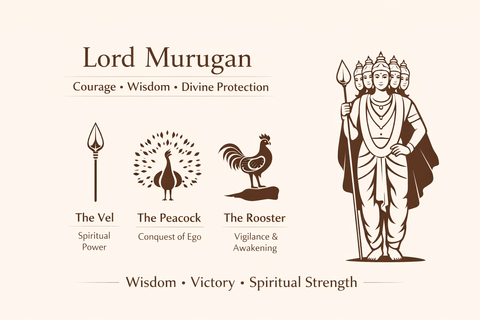 What Does Lord Murugan Represent? Symbols, Vel, and Spiritual Power