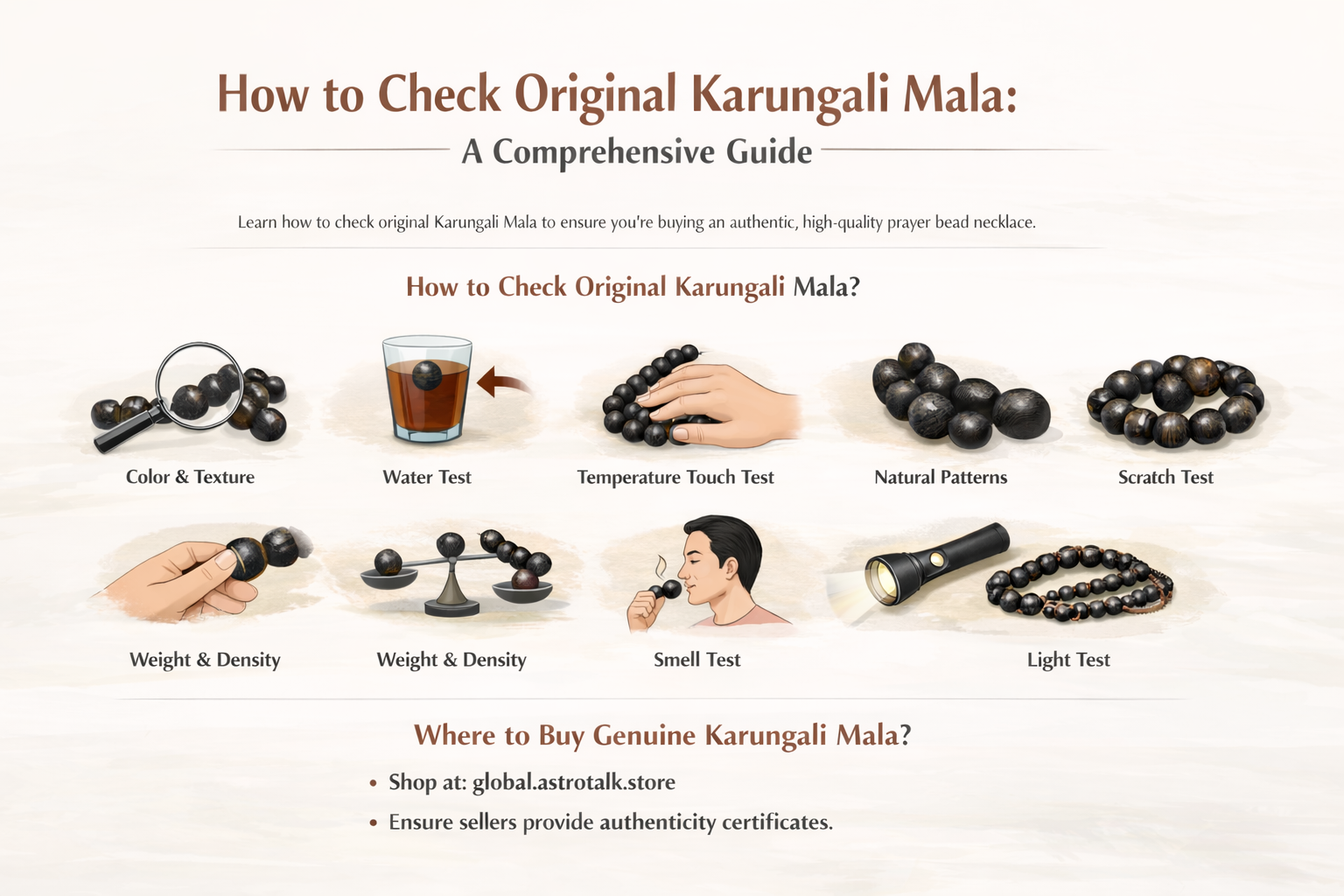 How to Check Original Karungali Mala: A Comprehensive Guide