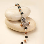 Om Trishul Damru Karungali Rudraksha Bracelet