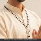 Karungali Mala with Om Shiva Trishul Pendant