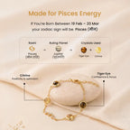 Pisces Zodiac Constellation Bracelet for Women