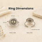 Kashi Rinmukteshwar Siddh Pyrite Sun Ring