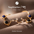 Sagittarius (धनु राशि) Zodiac Constellation Bracelet for Women