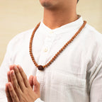 5 Mukhi Rudraksha bead in 5 Mukhi Rudraksha Mala
