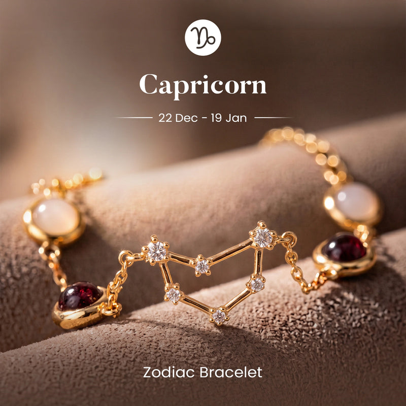 Capricorn Zodiac Constellation Bracelet for Women
