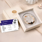 Kashi Rinmukteshwar Siddh Pisces Zodiac Bracelet for Women with Free Raw Selenite Plate