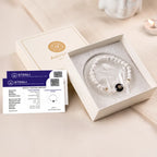 Kashi Rinmukteshwar Siddh Cancer Zodiac Bracelet for Women with Free Raw Selenite Plate