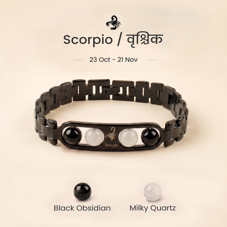 Scorpio Zodiac Metal Bracelet