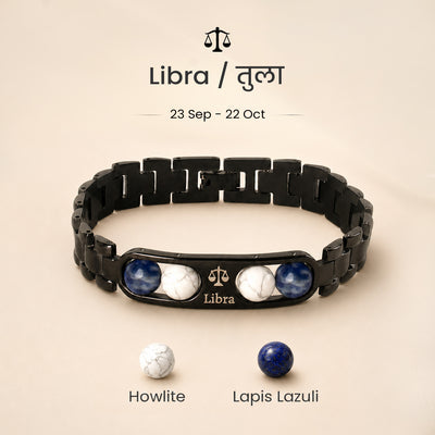 Libra Zodiac Metal Bracelet