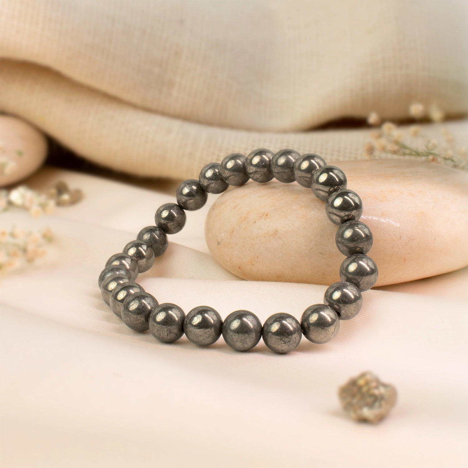 Raw Pyrite Bracelet