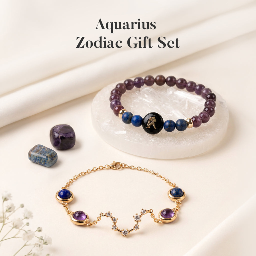 Aquarius Zodiac Gift Set for Women