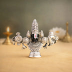 999 Silver Plated Lord Tirupati Balaji Idol
