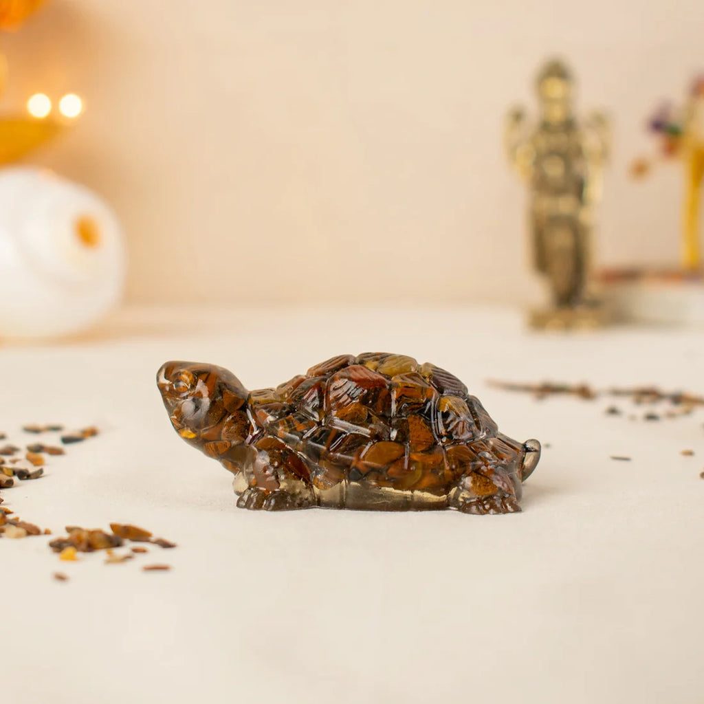 Vastu Tiger Eye Tortoise (Kachhua)