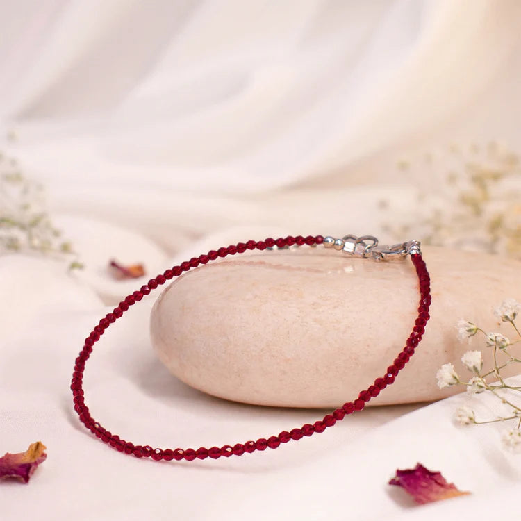 Garnet Anklet