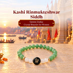 Kashi Rinmukteshwar Siddh Gemini Zodiac Bracelet for Women with Free Raw Selenite Plate