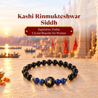 Kashi Rinmukteshwar Siddh Sagittarius Zodiac Bracelet for Women with Free Raw Selenite Plate