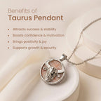 Taurus Pendant with Sunstone