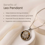 Leo Pendant with Tiger Eye