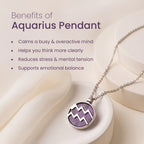 Aquarius Pendant with Amethyst