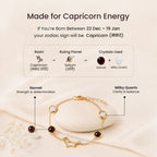 Capricorn Zodiac Constellation Bracelet for Women