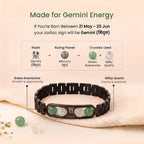 Gemini Zodiac Metal Bracelet