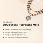 Surya Shakti Rudraksha Mala