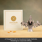 999 Silver Plated Lord Tirupati Balaji Idol