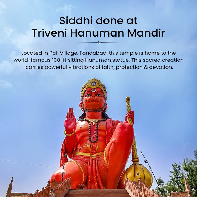 Siddh Rudraksha Hanuman Gada Pendant