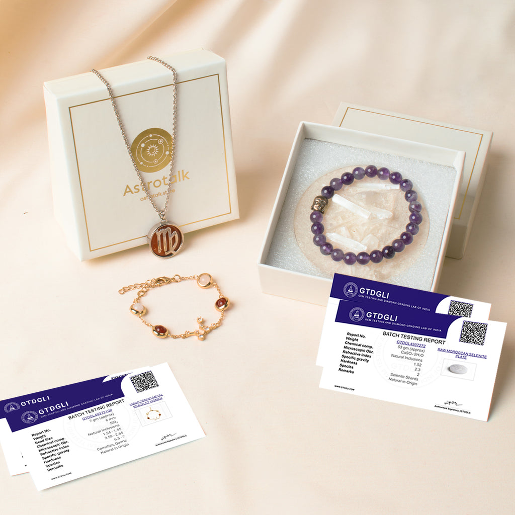 Virgo Zodiac Gift Set for Women