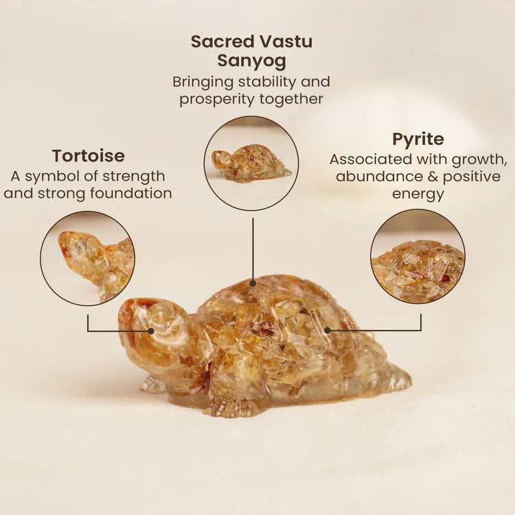 Vastu Citrine Tortoise (Kachhua)