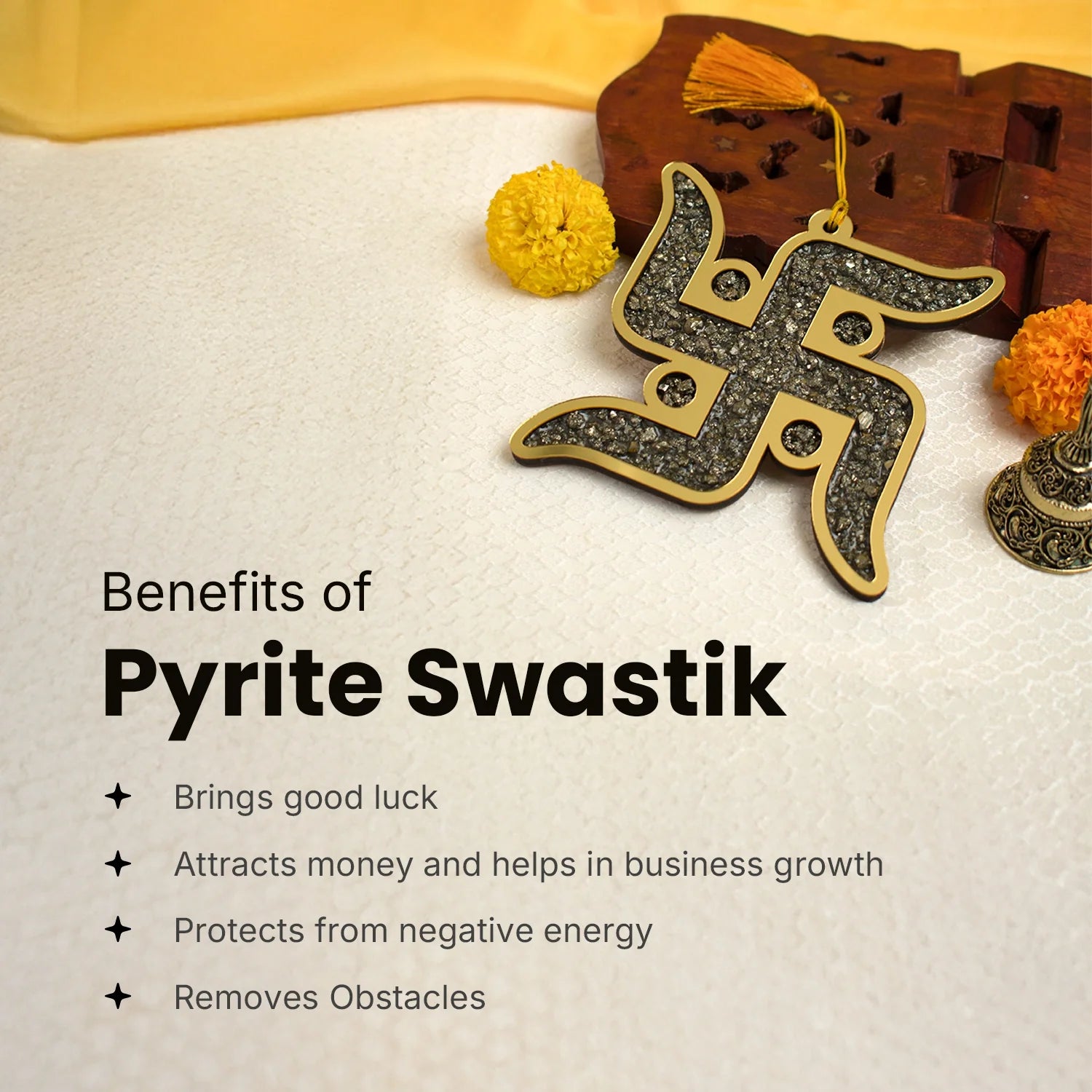 Pyrite Swastik