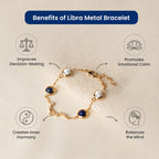 Libra Zodiac Constellation Bracelet for Women