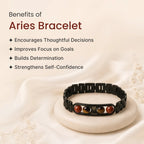 Aries Zodiac Metal Bracelet