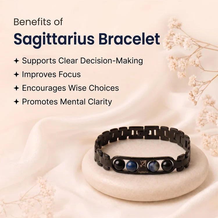 Sagittarius Zodiac Metal Bracelet