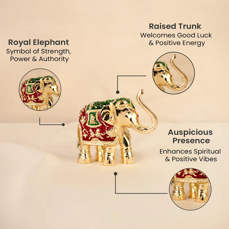 Airavat Dhan-Vridhi Elephant Idol