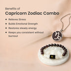 Aquarius Zodiac Bracelet with Pendant & Free Selenite Plate