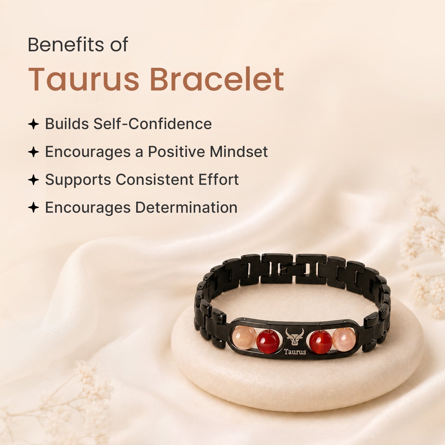Taurus Zodiac Metal Bracelet