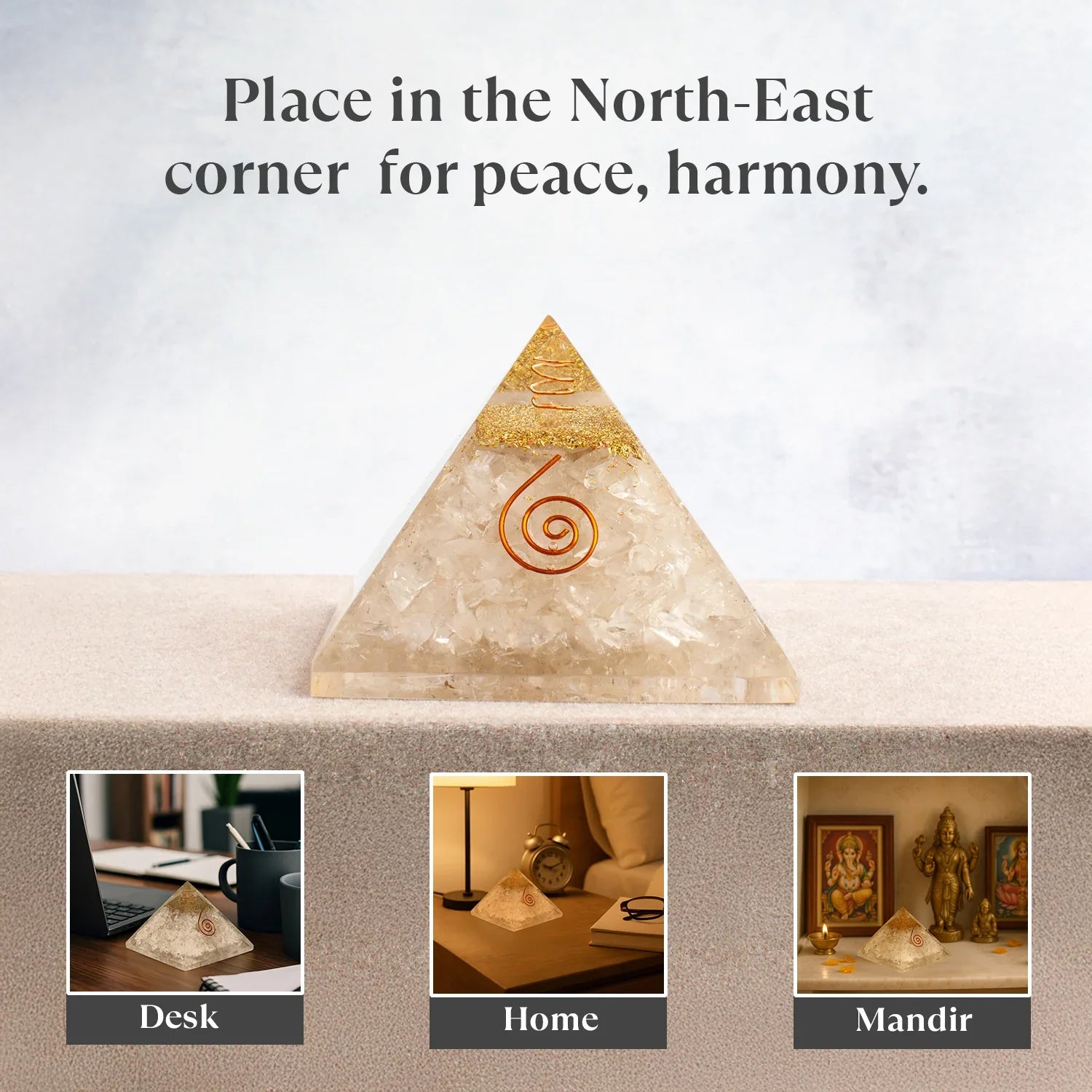 Clear Quartz Pyramid