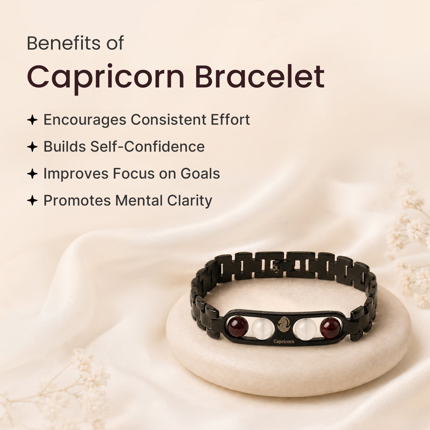 Capricorn Zodiac Metal Bracelet