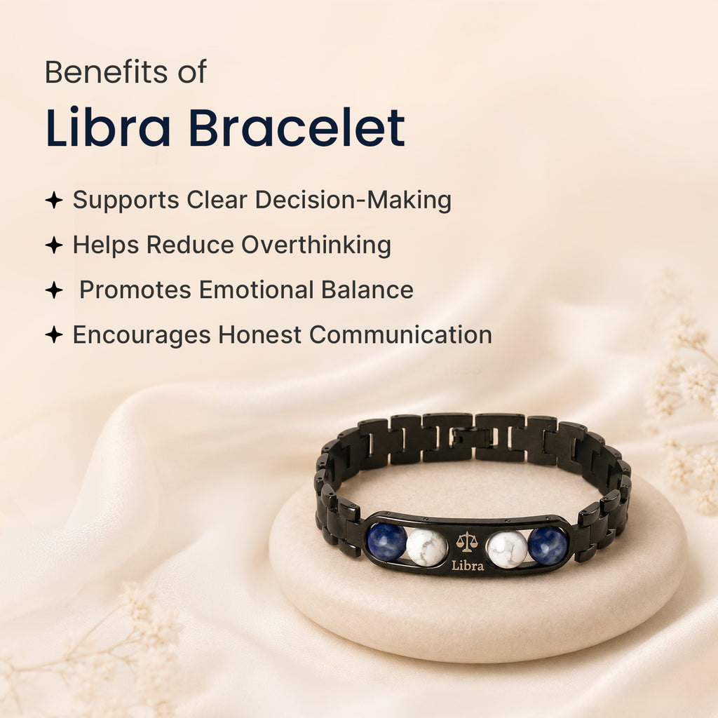 Libra Zodiac Metal Bracelet