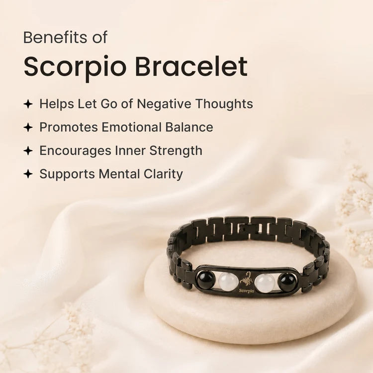 Scorpio Zodiac Metal Bracelet