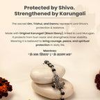Om Trishul Damru Karungali Bracelet