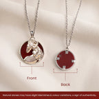 Aries Pendant with Red Jasper Stone