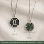 Gemini Pendant with Green Aventurine