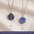 Libra Pendant with Lapis Lazuli