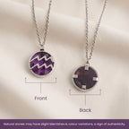 Aquarius Pendant with Amethyst